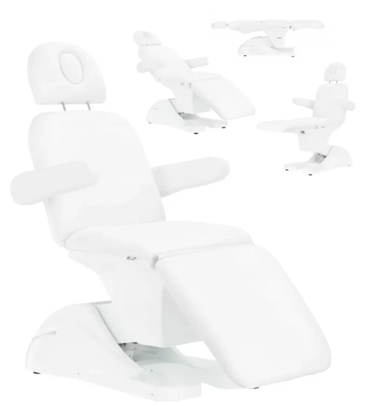 Elektryczne łóżko | fotel kosmetyczny Classic Comfort | 4 silniki z pilotem.webp