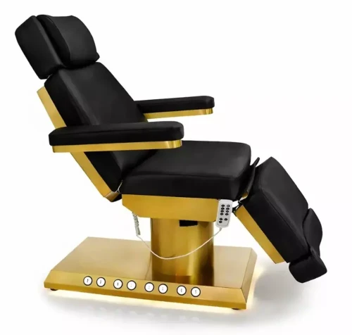 Elektryczne łóżko | fotel kosmetyczny Prestige Gold Black