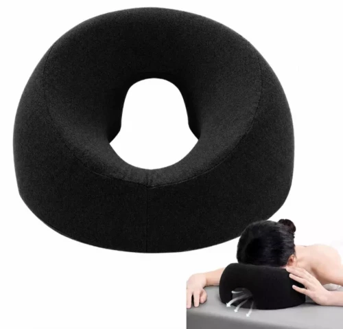 Ergonomiczna poduszka pod twarz do masażu i zabiegów kosmetycznych