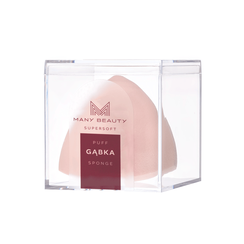 Trójkątna gąbka do makijażu beauty blender | supermiękka, opakowanie