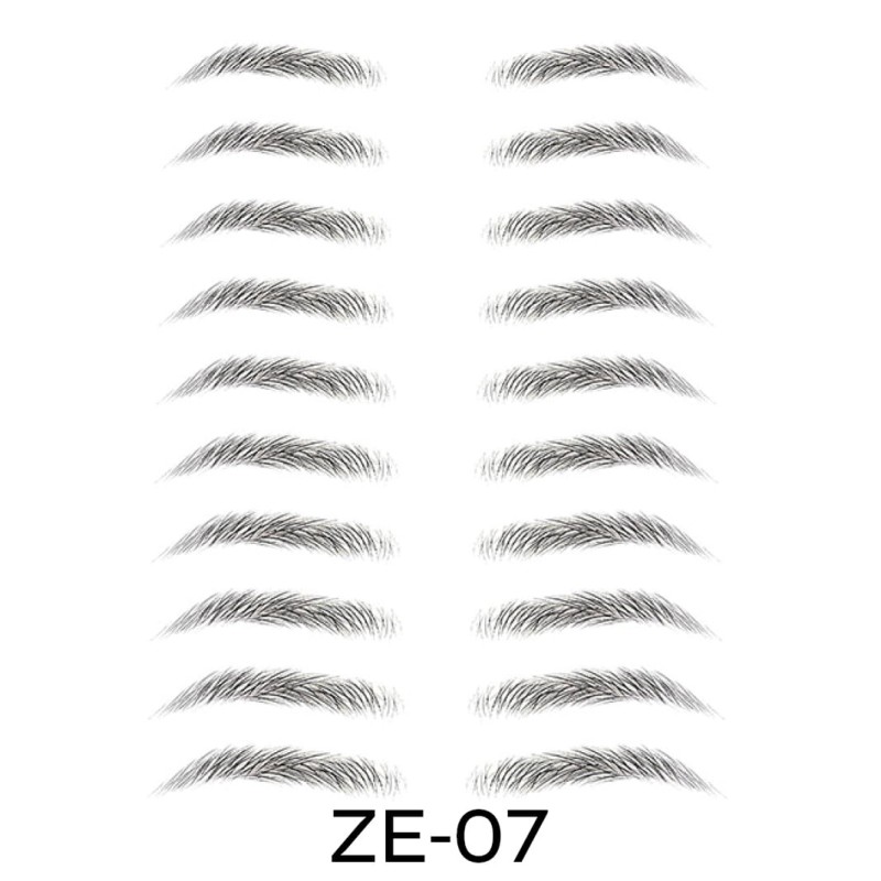 Sztuczne brwi | tatuaże na brwi | naklejki ZE-07