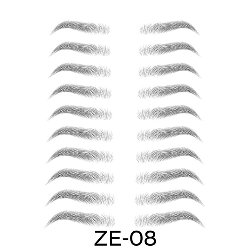 Sztuczne brwi | tatuaże na brwi | naklejki ZE-08
