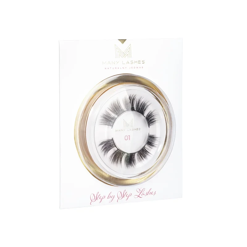 Step by Step Lashes - 01 | Zestaw 10 mini pasków rzęs