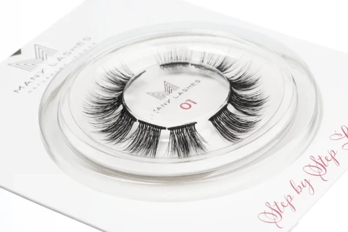 Step by Step Lashes - 01 | Zestaw 10 mini pasków rzęs 