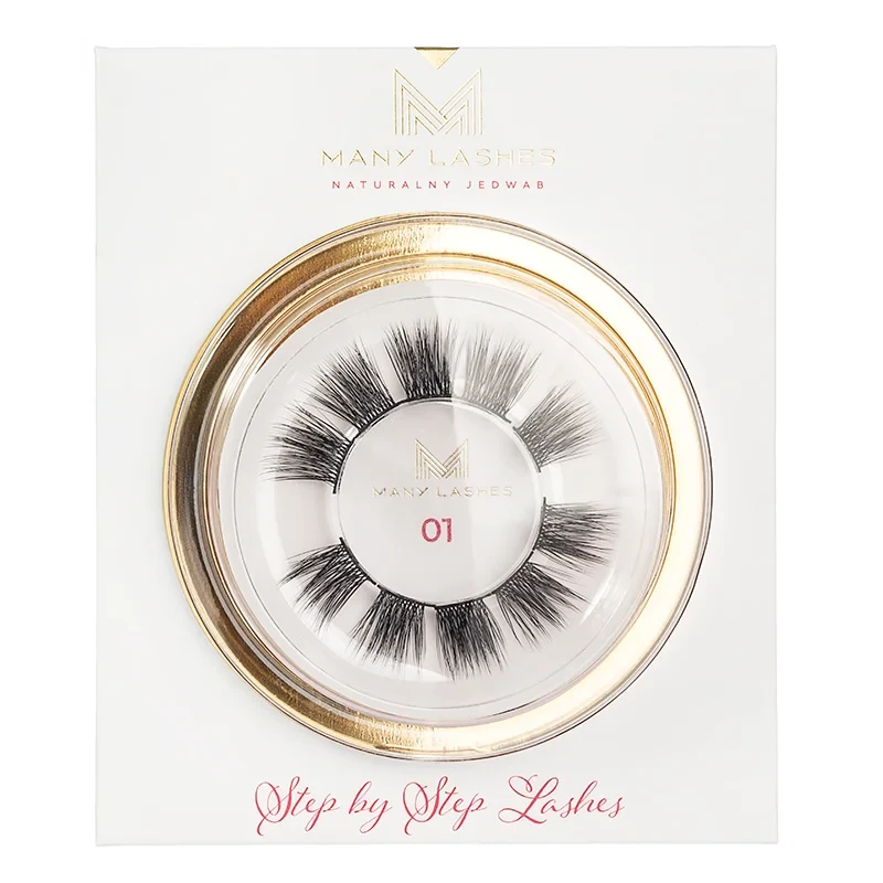 Step by Step Lashes - 01 | Zestaw 10 mini pasków rzęs