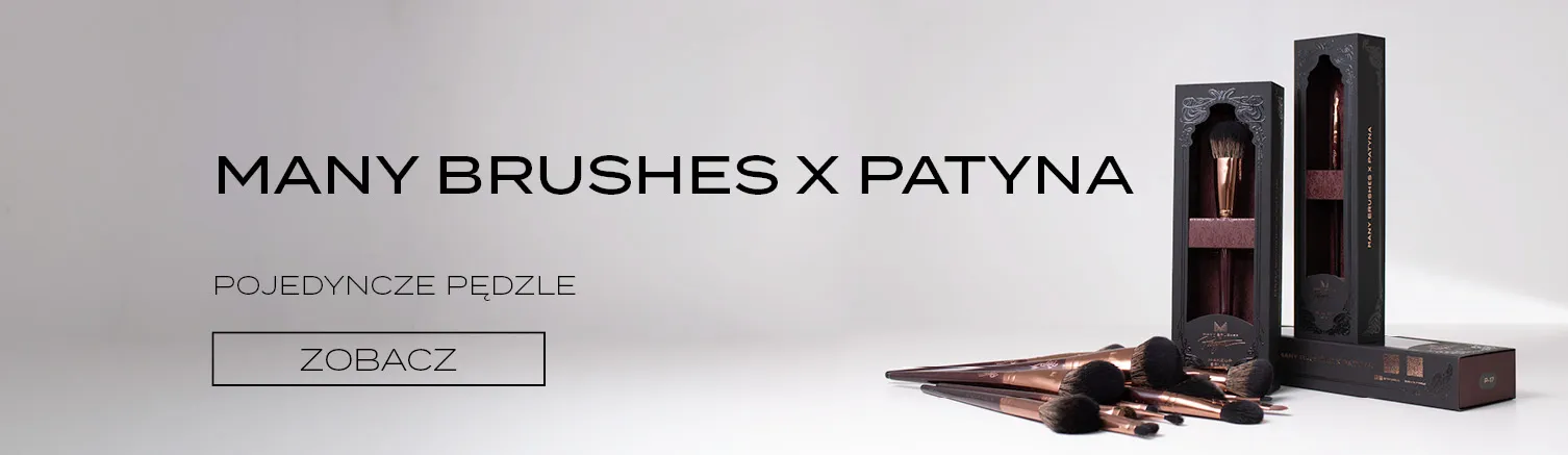 MANY BRUSHES X PATYNA POJEDYNCZE PĘDZLE ManyBeauty.pl