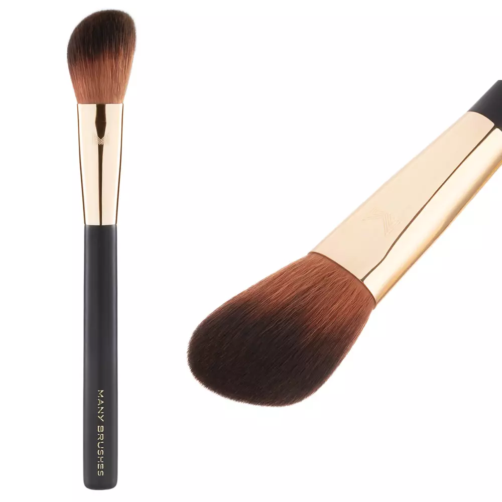 MB-04 | Ścięty pędzel do różu | bronzera | konturowania | Many Brushes Essentials