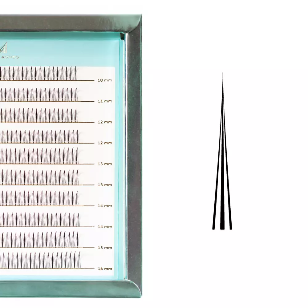 Master Box A-lashes Classic | Zestaw kępek rzęs do makijażu