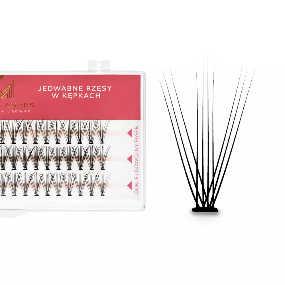 10D | Rzęsy kępki - ManyLashes | skręt B-C-CC-D