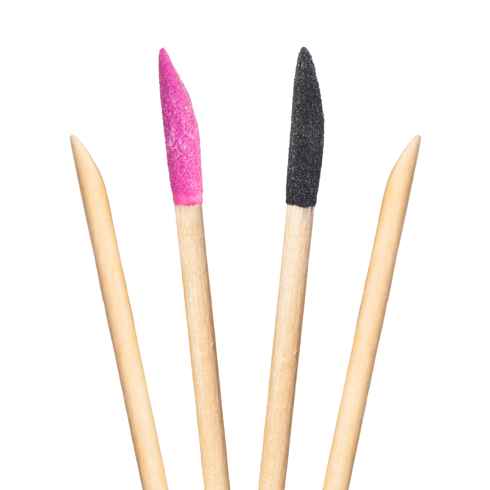 Cuticle sticks | patyczki do manicure z elementem ściernym | 10 szt