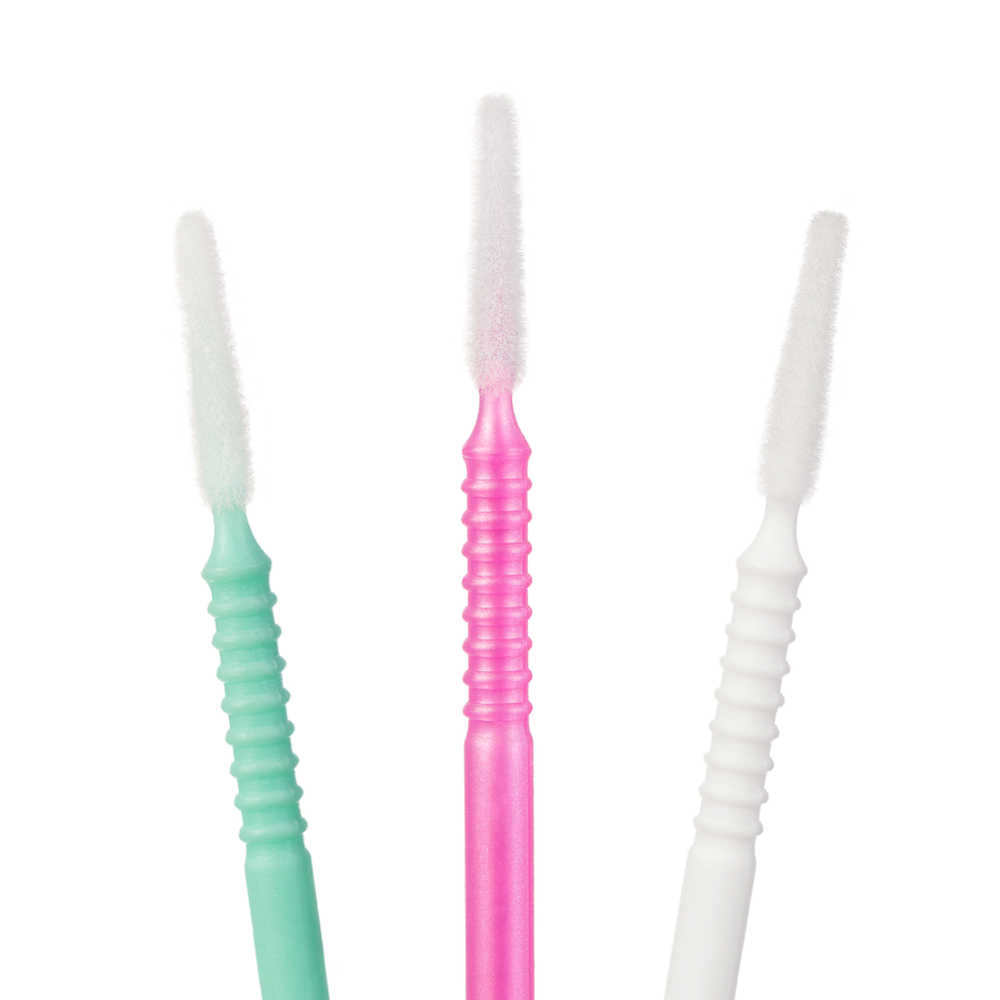 Microbrush | mikroaplikatory do rzęs z długą główką | 100 sztuk