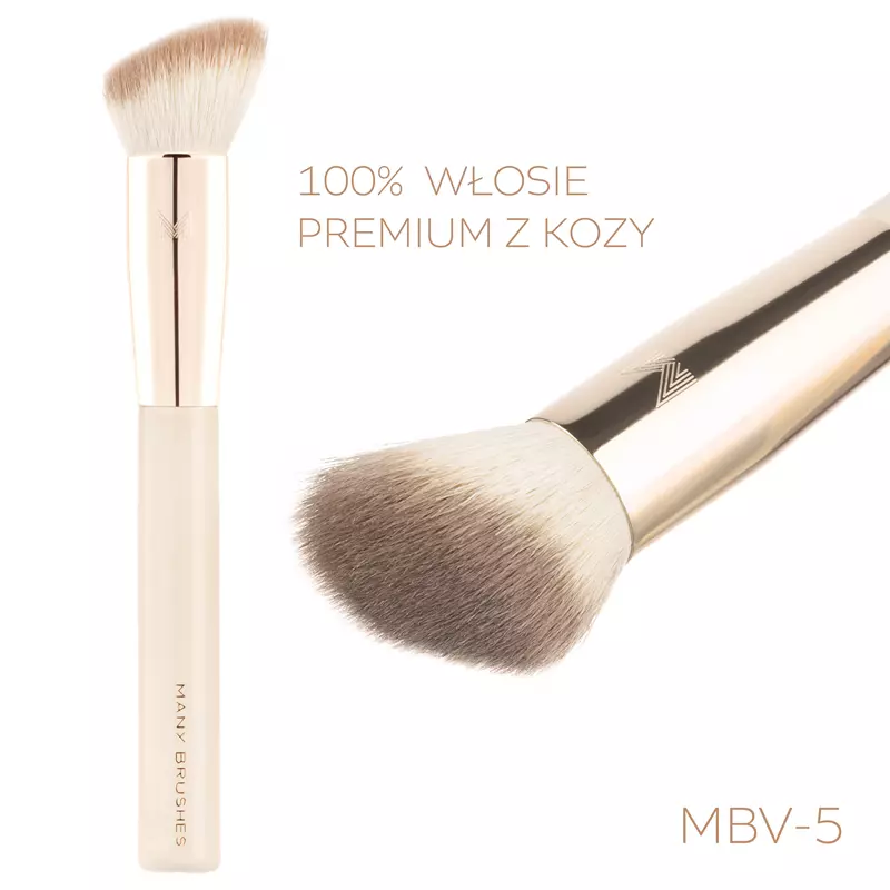 MBV-05 – Skośny pędzel do konturowania | Many Brushes Vanilla