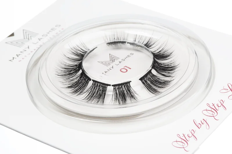 Step by Step Lashes - 01 | Zestaw 10 mini pasków rzęs