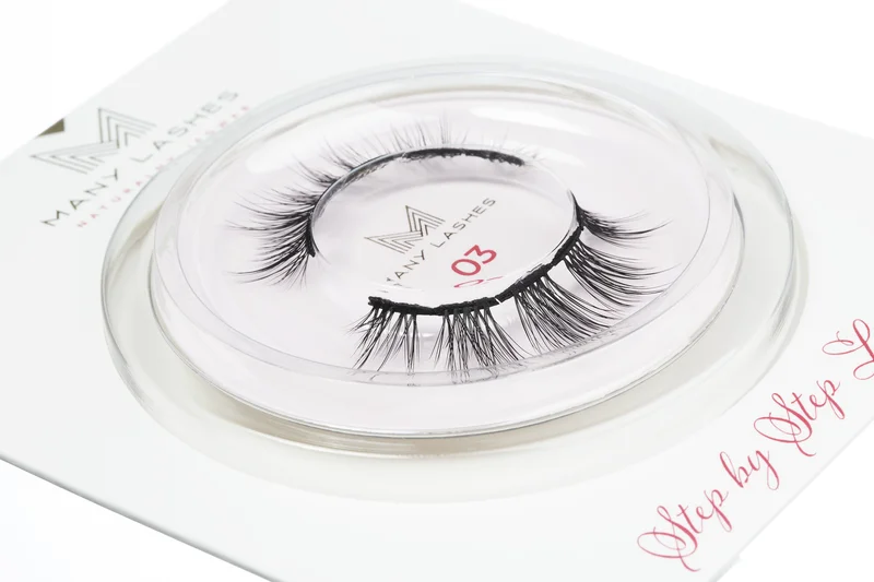 Step by Step Lashes - 03 | Zestaw 10 mini pasków rzęs